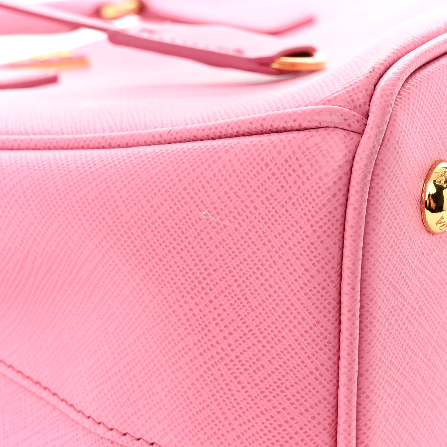 Prada Saffiano Lux Medium Tote Begonia 13 of 19