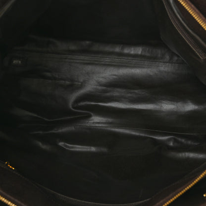 Chanel Caviar XL Weekender Bag Brown 6 of 15