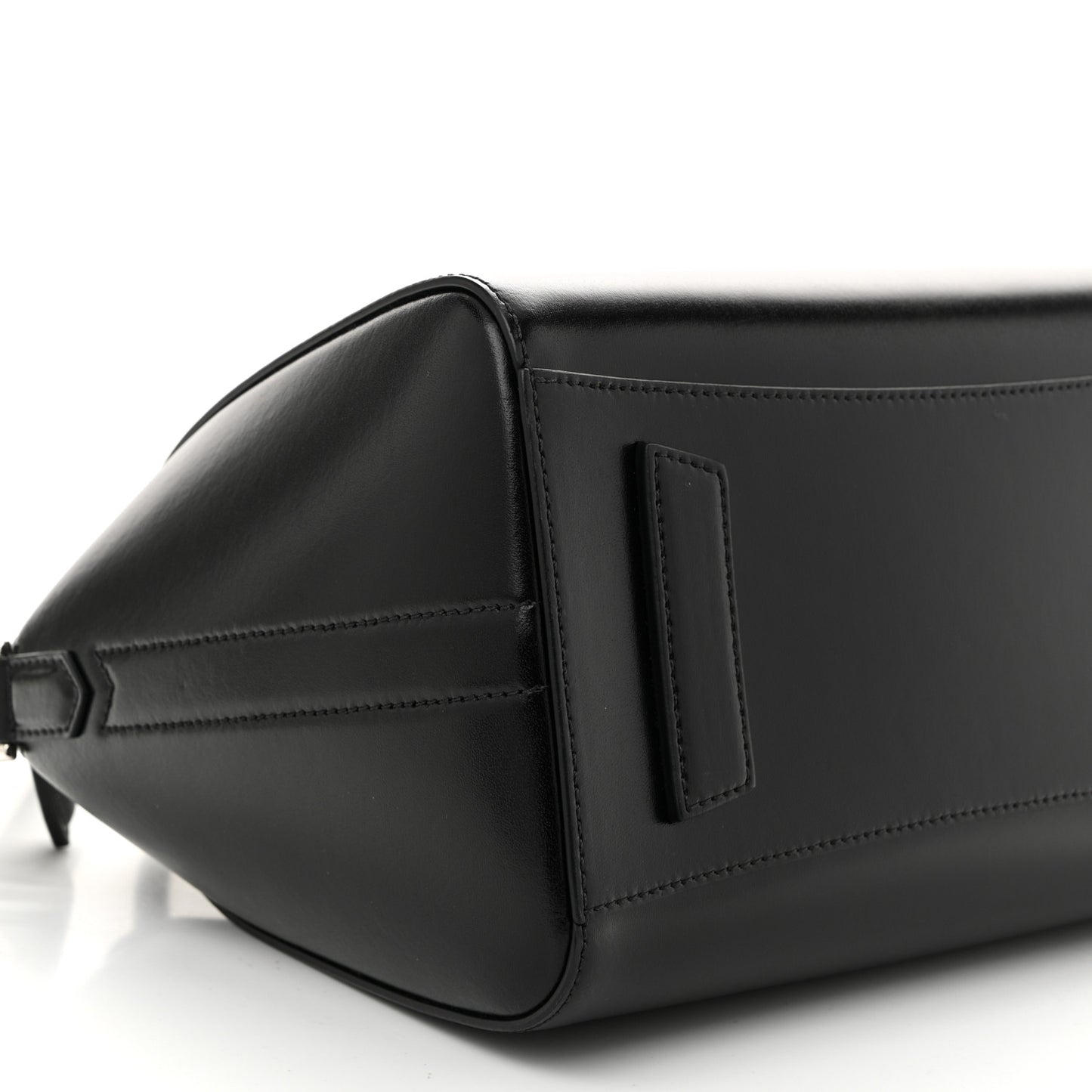 Shiny Lord Calfskin Small Antigona Black