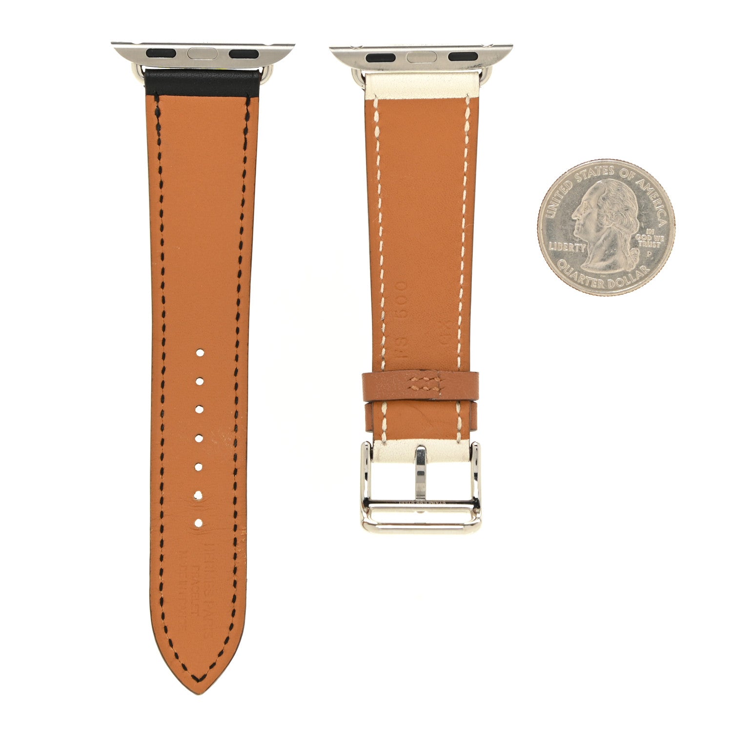 Hermes Swift 40mm Apple Watch Band Black White 2 of 6