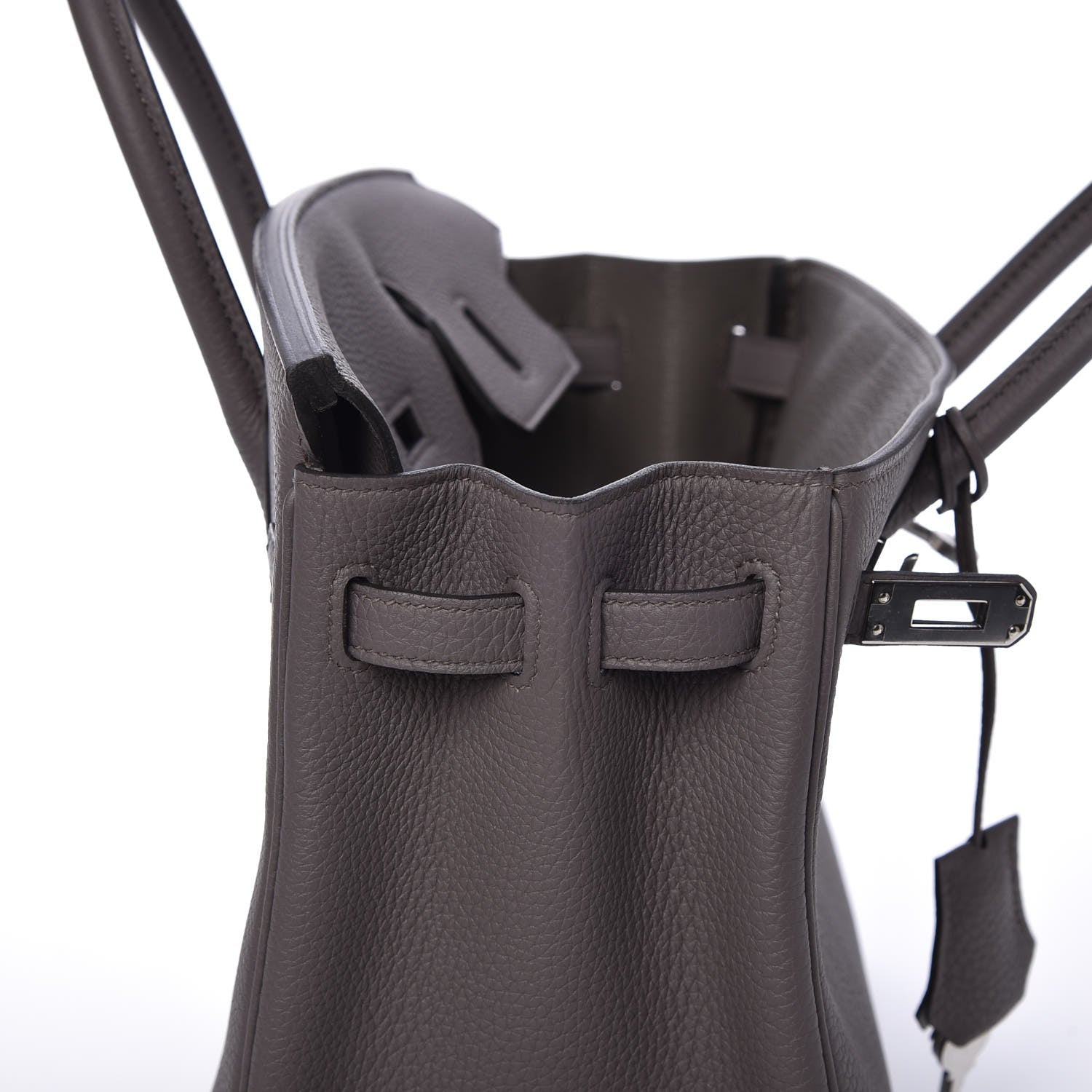 Hermes Togo Birkin 25 Etain 9 of 33