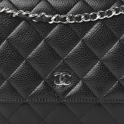 Chanel Caviar Quilted Wallet On Chain WOC Black 11 of 11