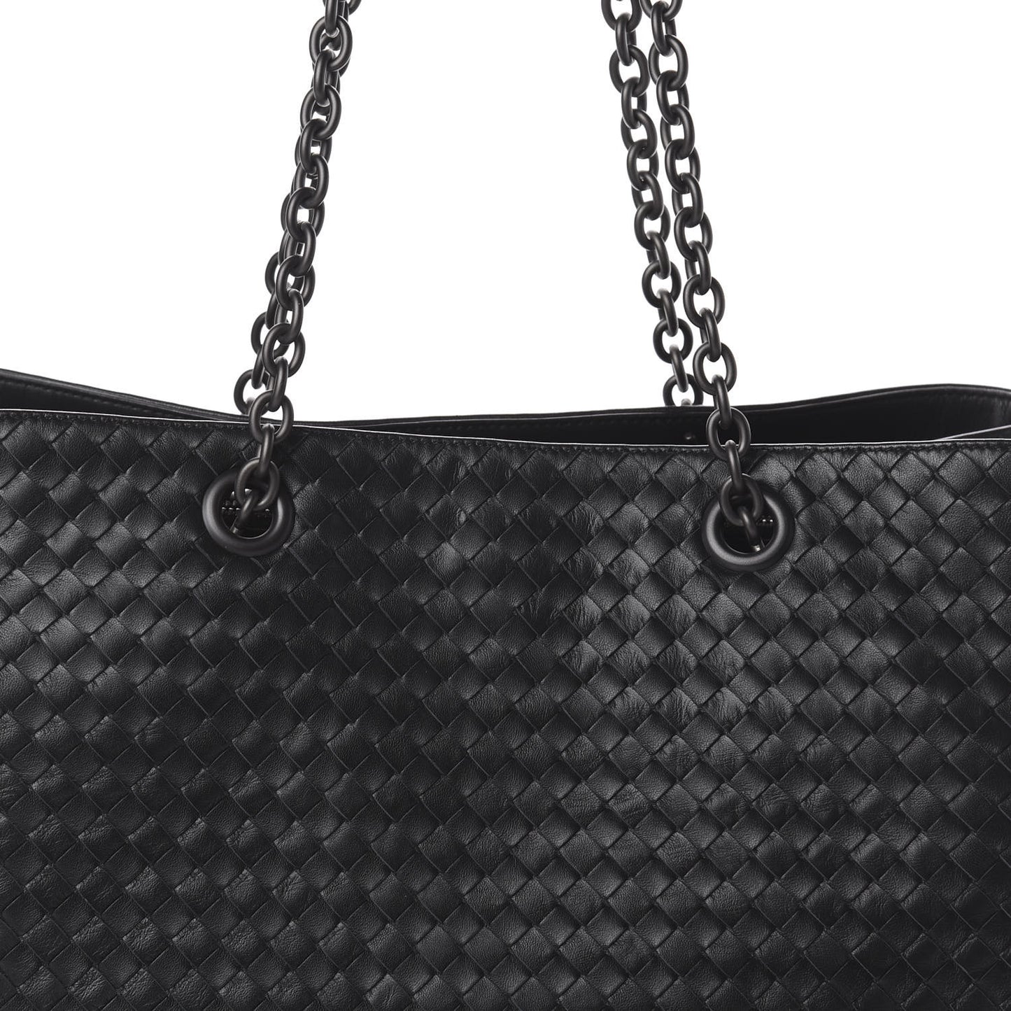 Nappa Intrecciato Large Tote Black