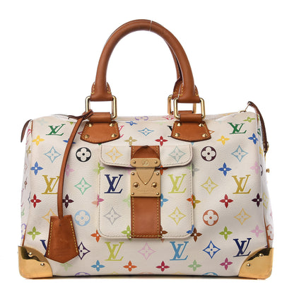 Louis Vuitton Monogram Multicolor Speedy 30 White 1 of 8