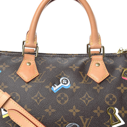 Louis Vuitton Monogram Love Lock Speedy Bandouliere 30 12 of 12