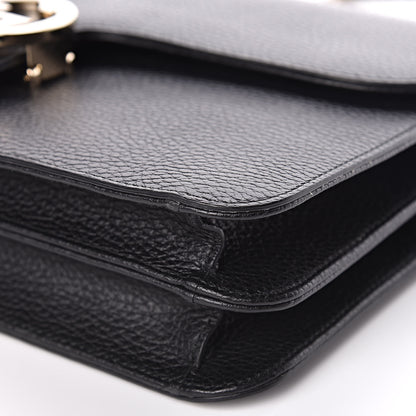 Gucci Dollar Calfskin Interlocking G Shoulder Bag Black 6 of 11