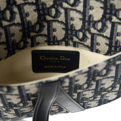 Christian Dior Oblique Saddle Belt Bag Blue 8 of 9