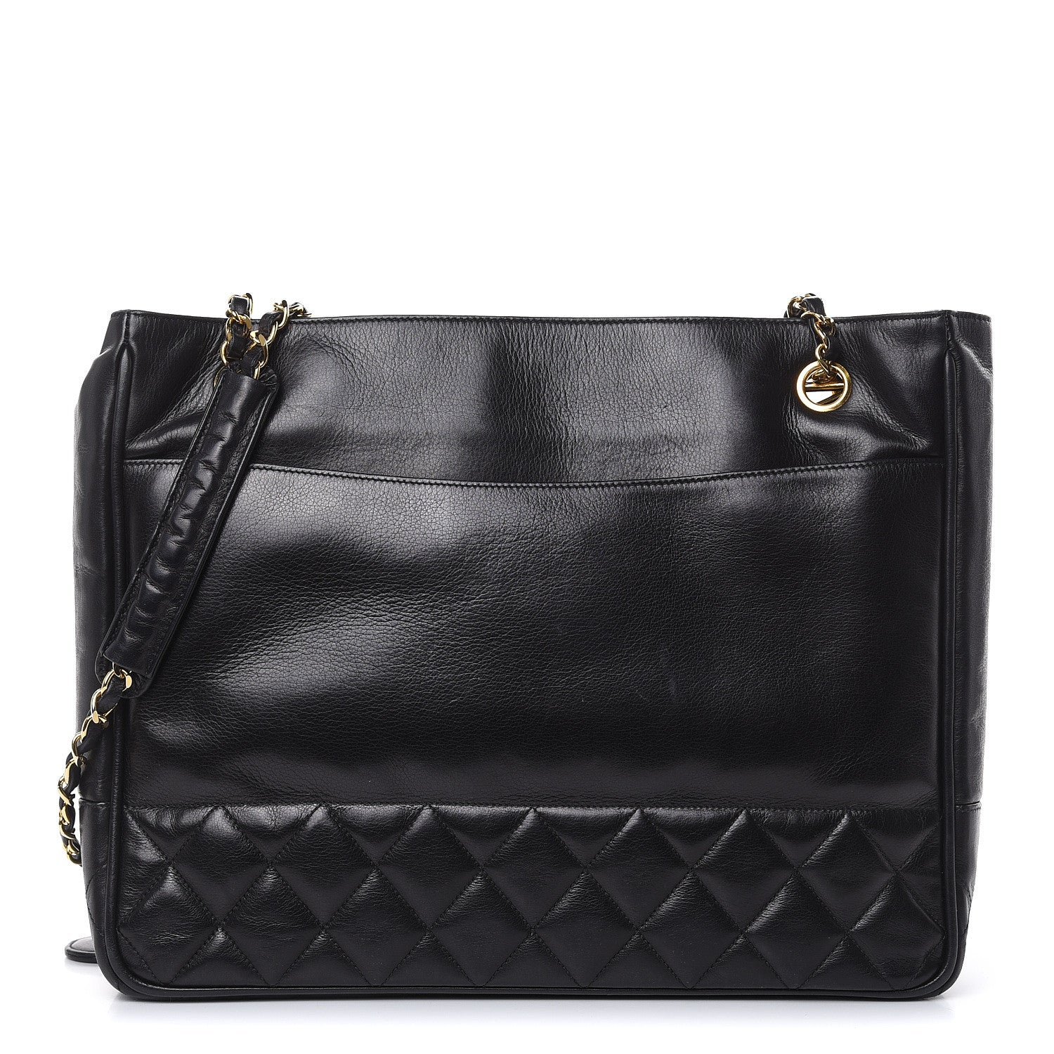 Chanel Lambskin Quilted Shoulder Bag Black 1 of 14