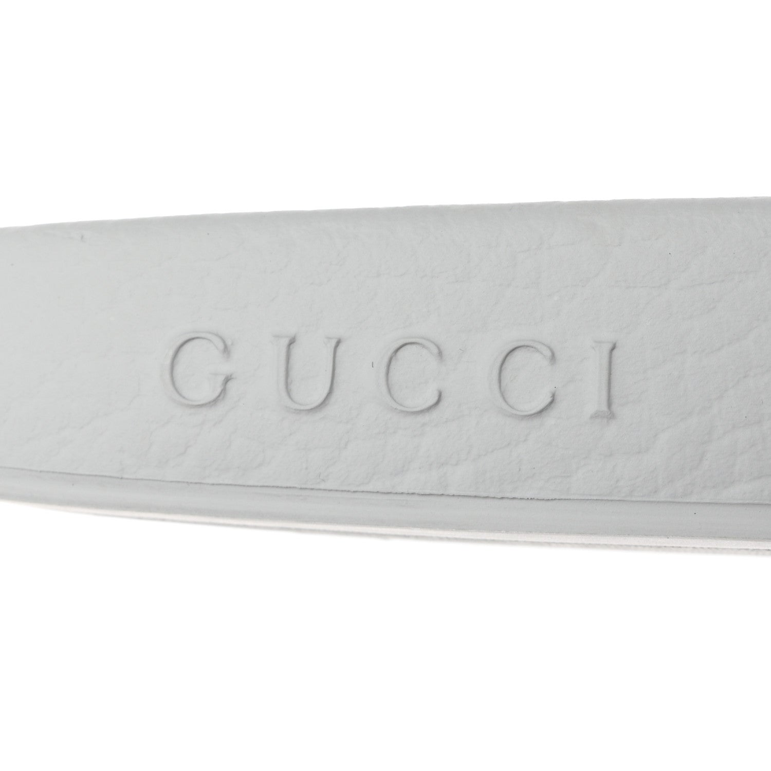 Gucci Nappa Interlocking G Cat Womens Pursuit Slide Sandals 41 Great White 6 of 11
