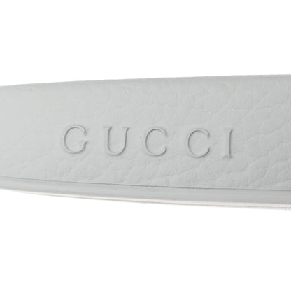 Gucci Nappa Interlocking G Cat Womens Pursuit Slide Sandals 41 Great White 6 of 11