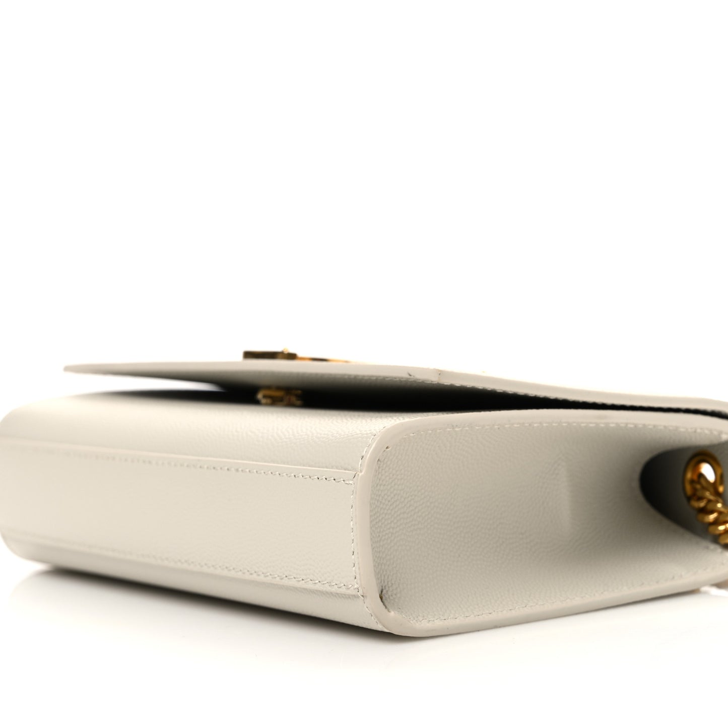 Grain De Poudre Small Monogram Kate Satchel Crema Soft