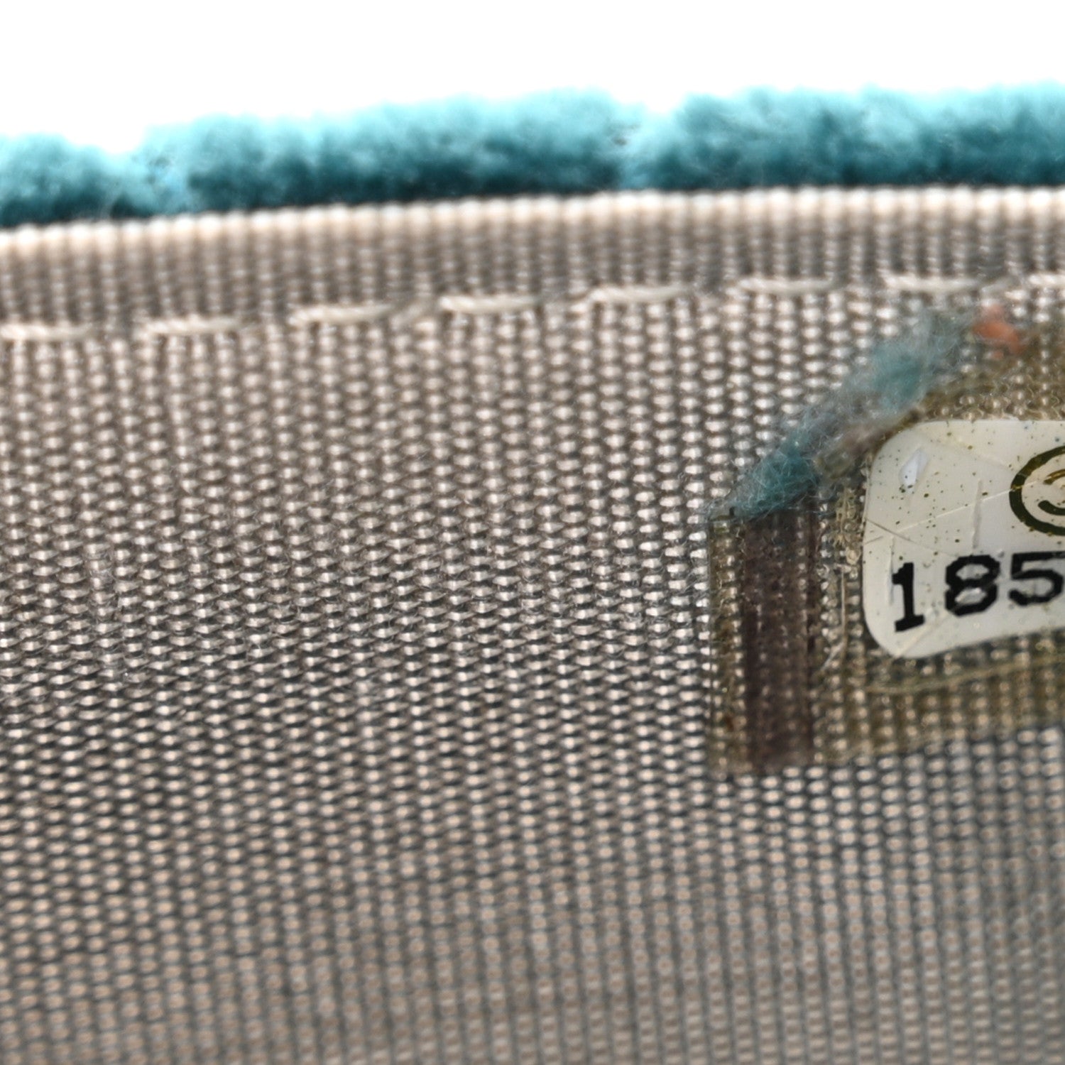 Chanel Velvet Quilted Boy Wallet On Chain WOC Teal 8 of 13