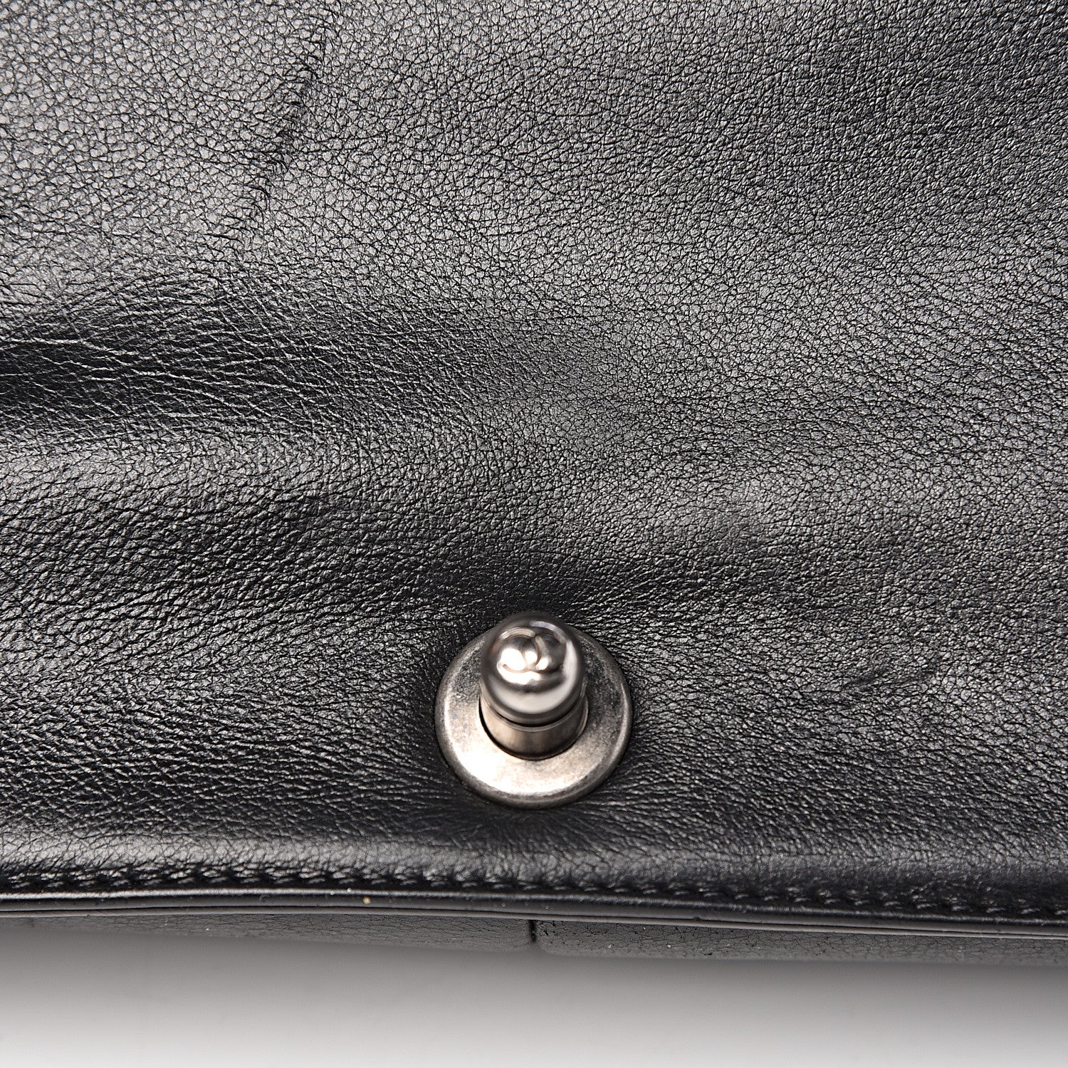 Chanel Calfskin Quilted Large Boy Flap Black 14 of 20