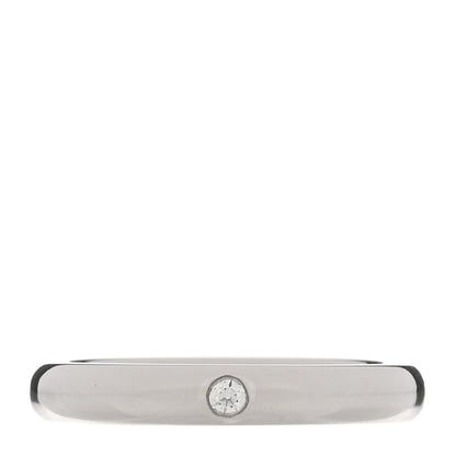 Tiffany Platinum Diamond Elsa Peretti Band Ring 47 4 1 of 5