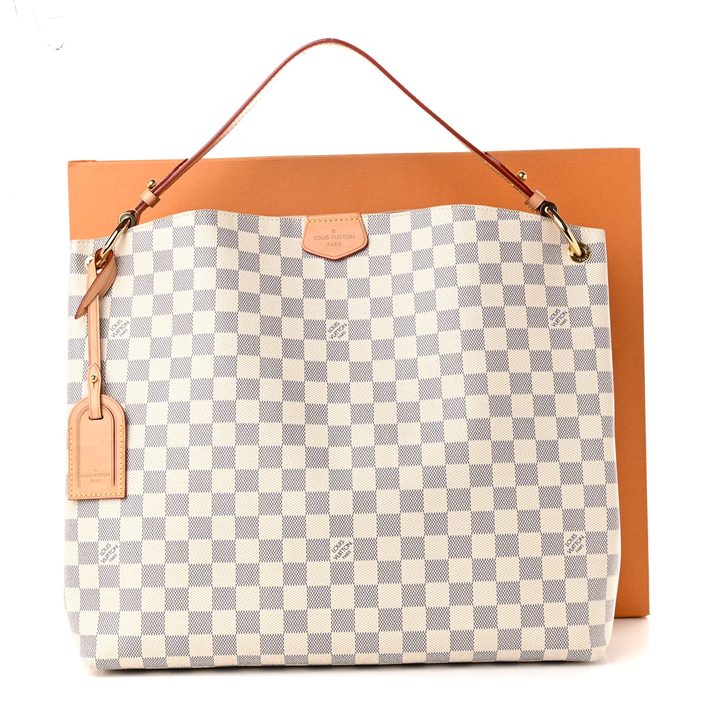 Damier Azur Graceful MM Rose Ballerine