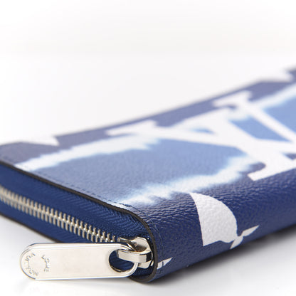 Louis Vuitton Monogram Escale Zippy Wallet Blue 5 of 8