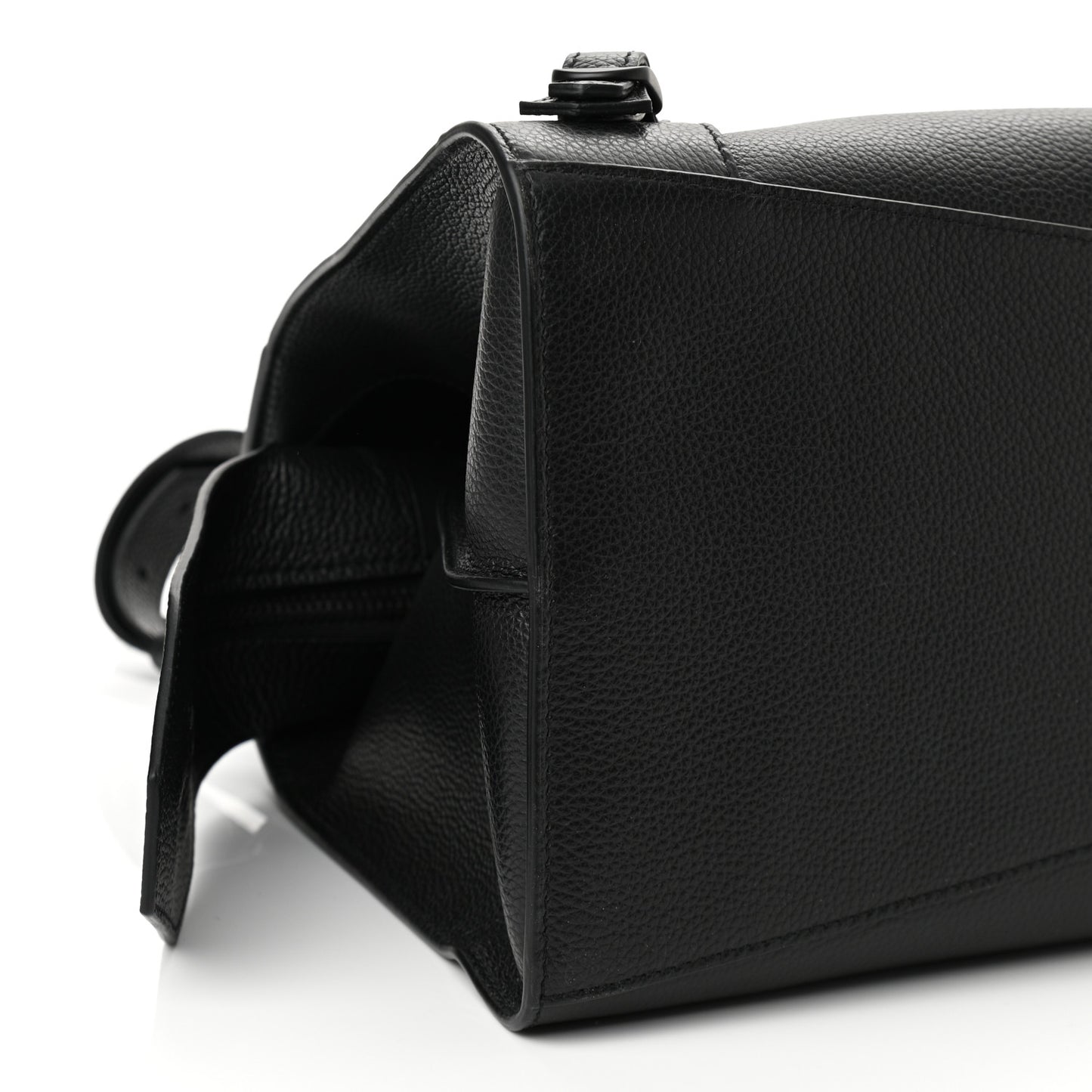 Grained Calfskin Neo Classic Black Hardware Medium City Black