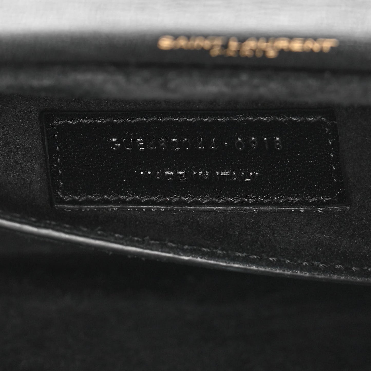 Smooth Calfskin Suede Medium Bellechasse Black