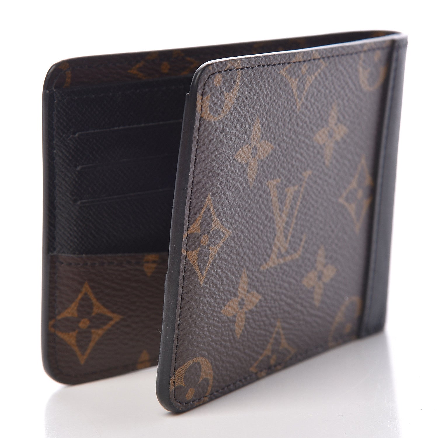 Louis Vuitton Monogram Macassar Gaspar Wallet 3 of 7