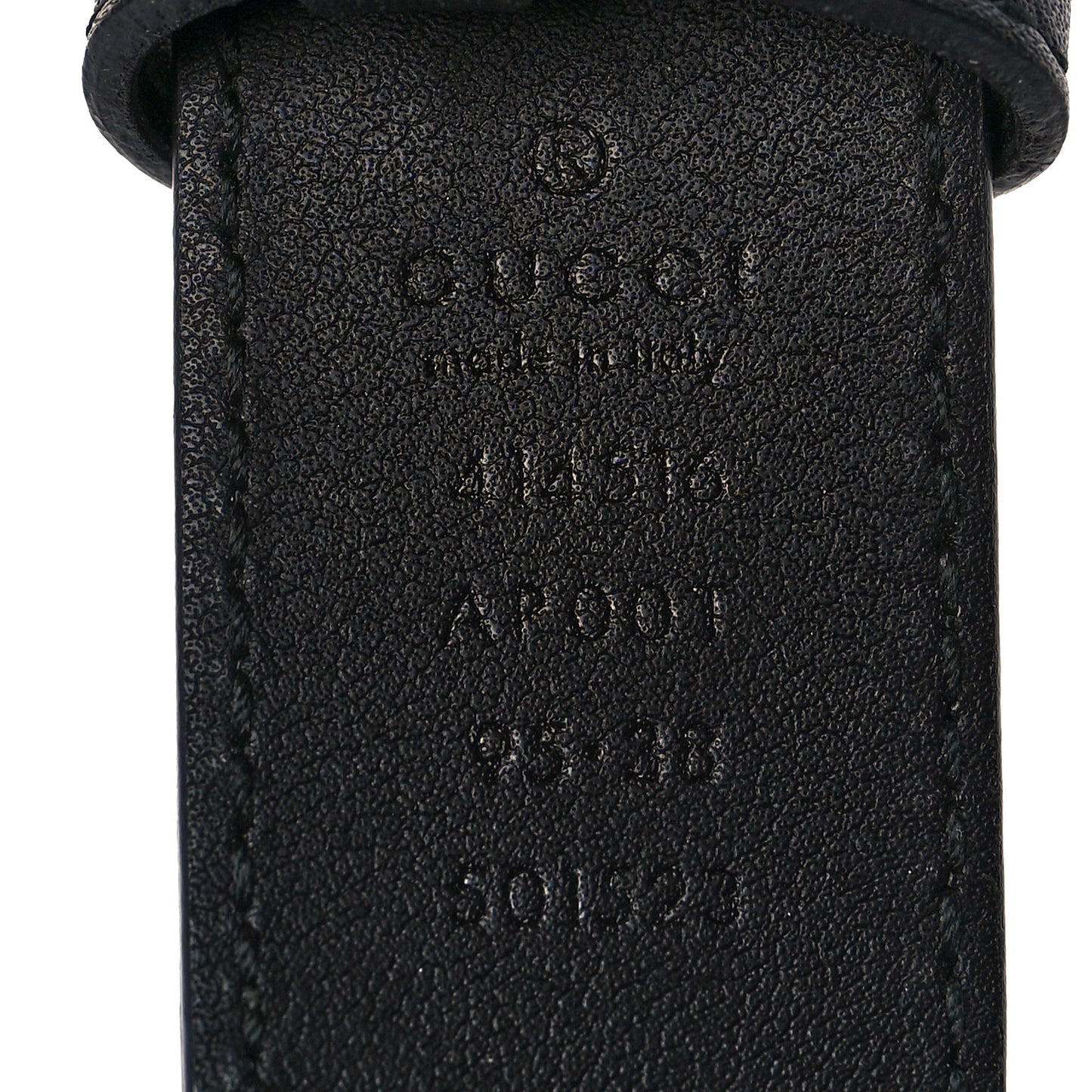 Calfskin Double G 30mm Belt 95 38 Black