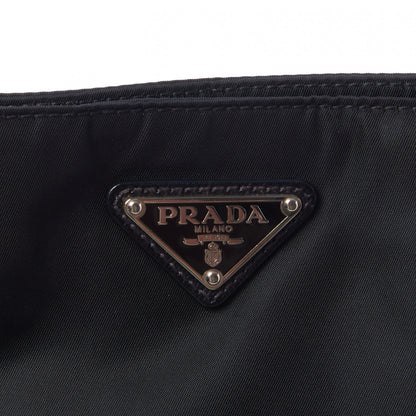 Prada Tessuto Nylon Saffiano Messenger Bag Black 7 of 8