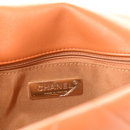 Chanel Lambskin Quilted Medium Chanel 19 Flap Light Brown 6 of 11
