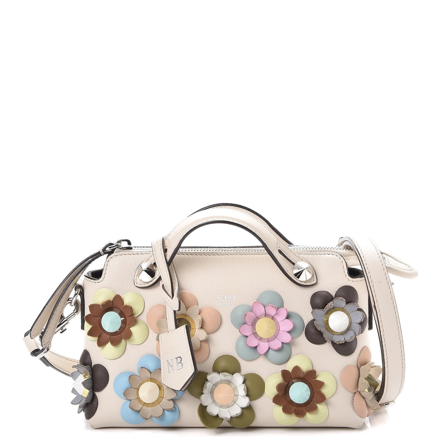 Vitello Dolce Flowerland Studded Mini By The Way Boston Bag Camelia Multicolor
