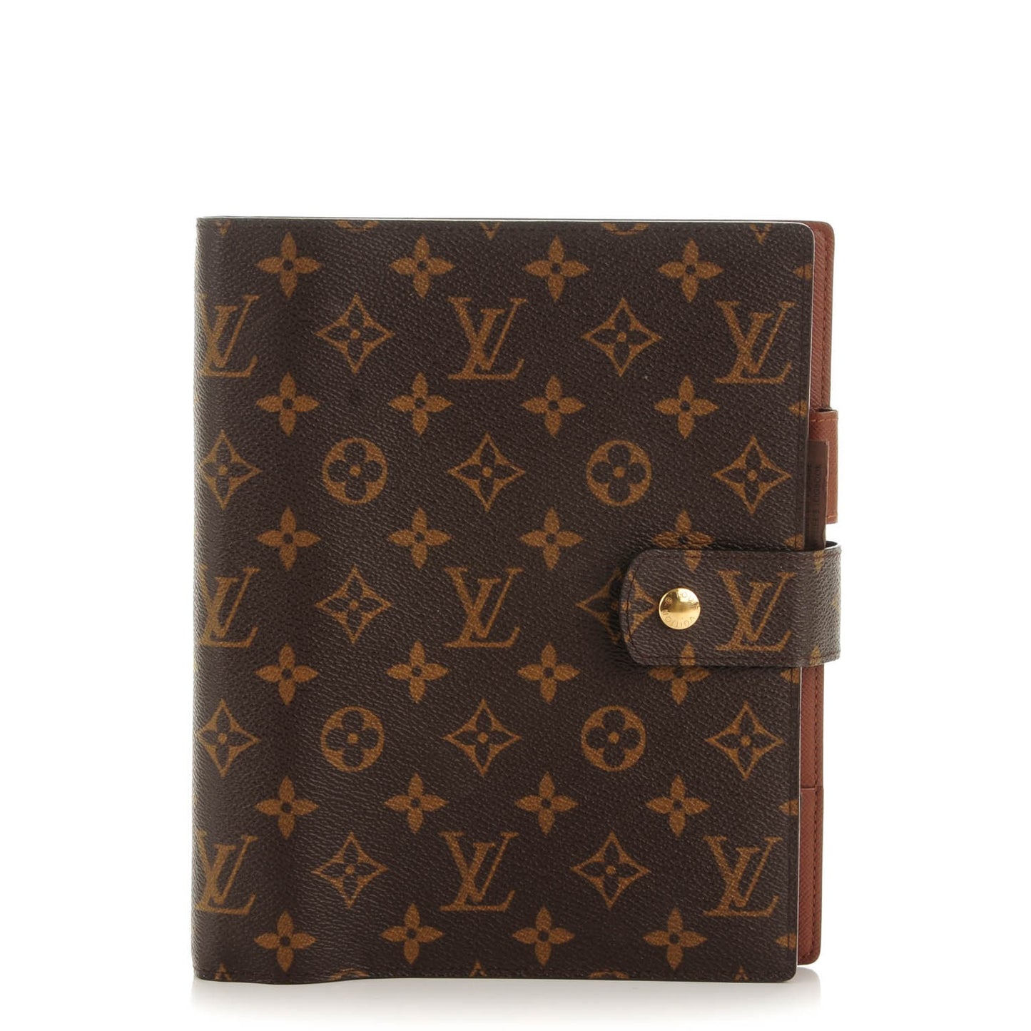 Monogram Large Ring Agenda Cover