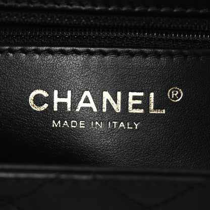 Chanel Shiny Aged Calfskin Quilted Nano Kelly Shopper Black 6 of 13