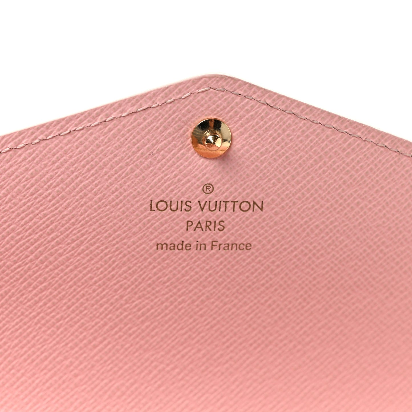 Damier Azur Sarah Wallet NM Rose Ballerine