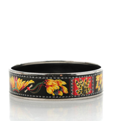 Hermes Enamel Printed Medium Brazil Bracelet 70 5 of 6