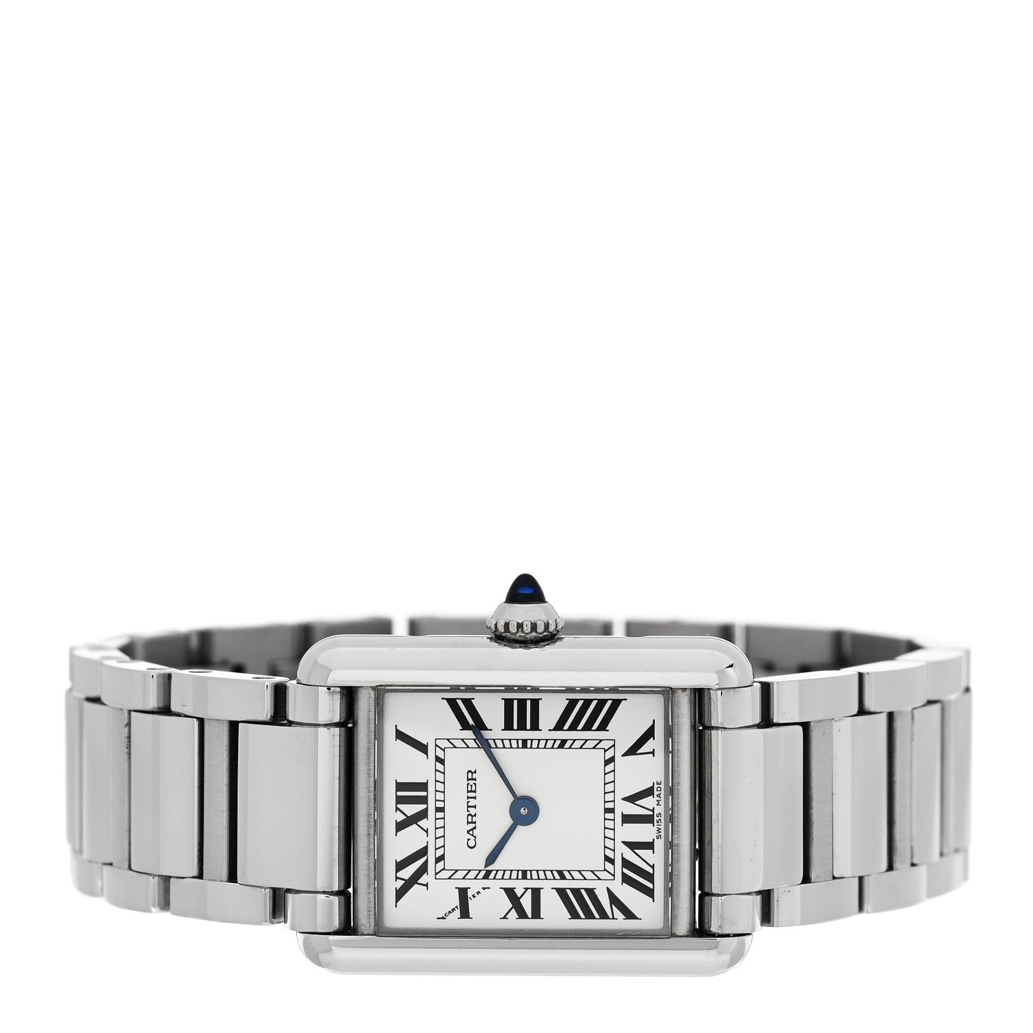 Cartier Stainless Steel 22mm Tank Must Quartz Watch 2 of 4