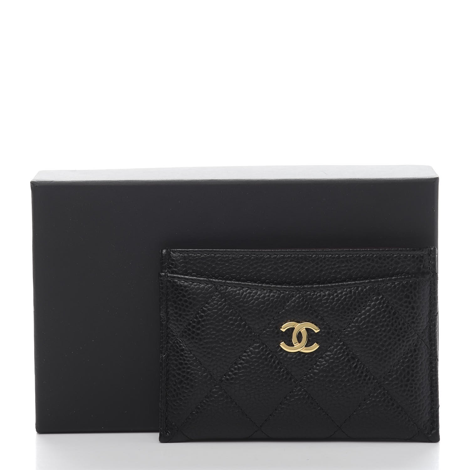 Chanel Caviar Quilted Card Holder Black 11 of 11
