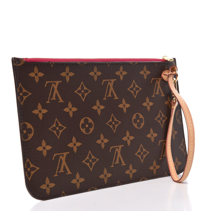Louis Vuitton Monogram Neverfull MM GM Pochette Pivoine 4 of 8