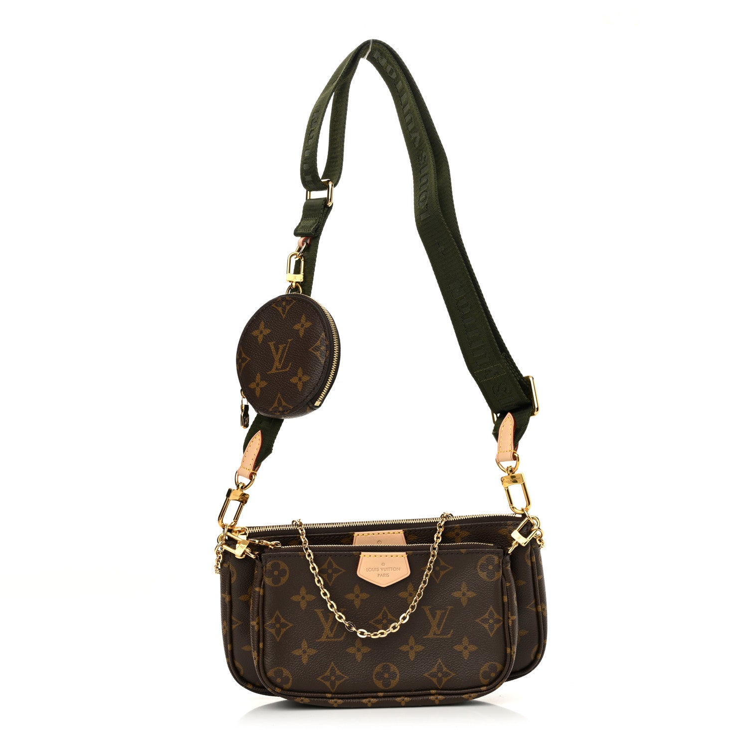 Louis Vuitton Monogram Multi Pochette Accessories Kaki 1 of 12