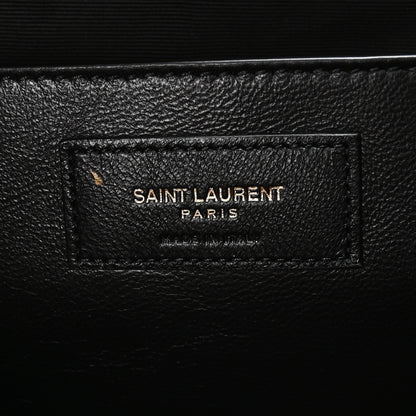 Saint Laurent Lambskin Matelasse Monogram Medium Jamie 4.3 New Dark Bordeaux 6 of 10
