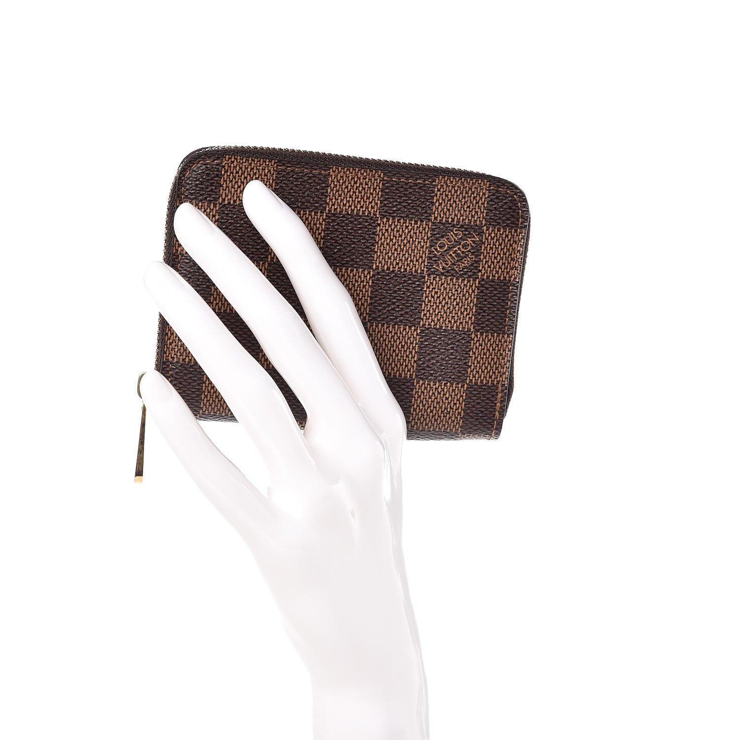 Louis Vuitton Damier Ebene Zippy Coin Purse 2 of 8