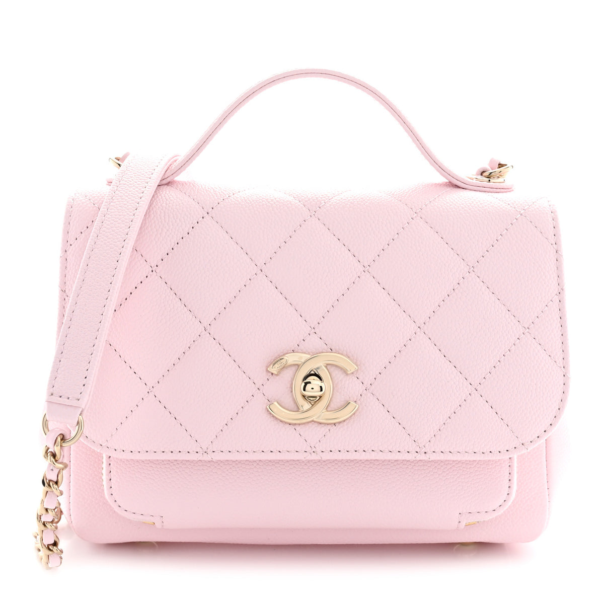 Chanel Caviar Quilted Small Business Affinity Flap Light Pink 1 of 11
