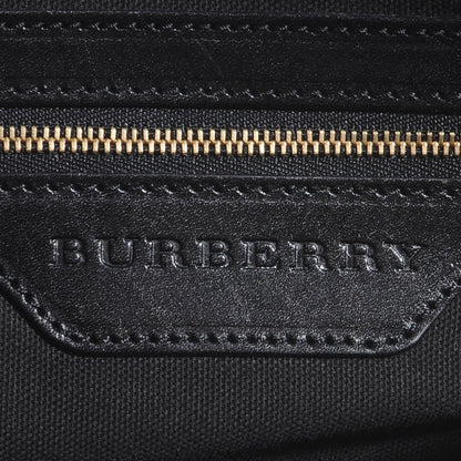 Burberry House Check Bridle Calfskin Medium Lynher Tote Black 6 of 8