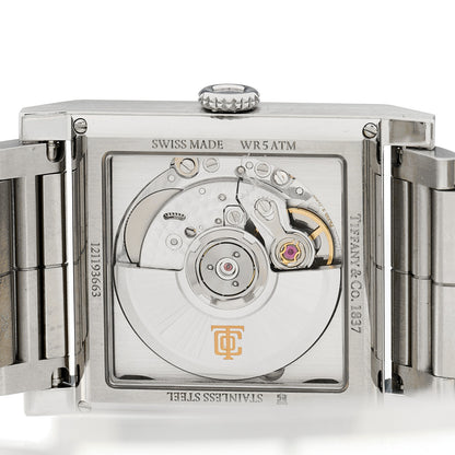 Tiffany Stainless Steel 27mm 1837 Makers Square Automatic Watch 4 of 6