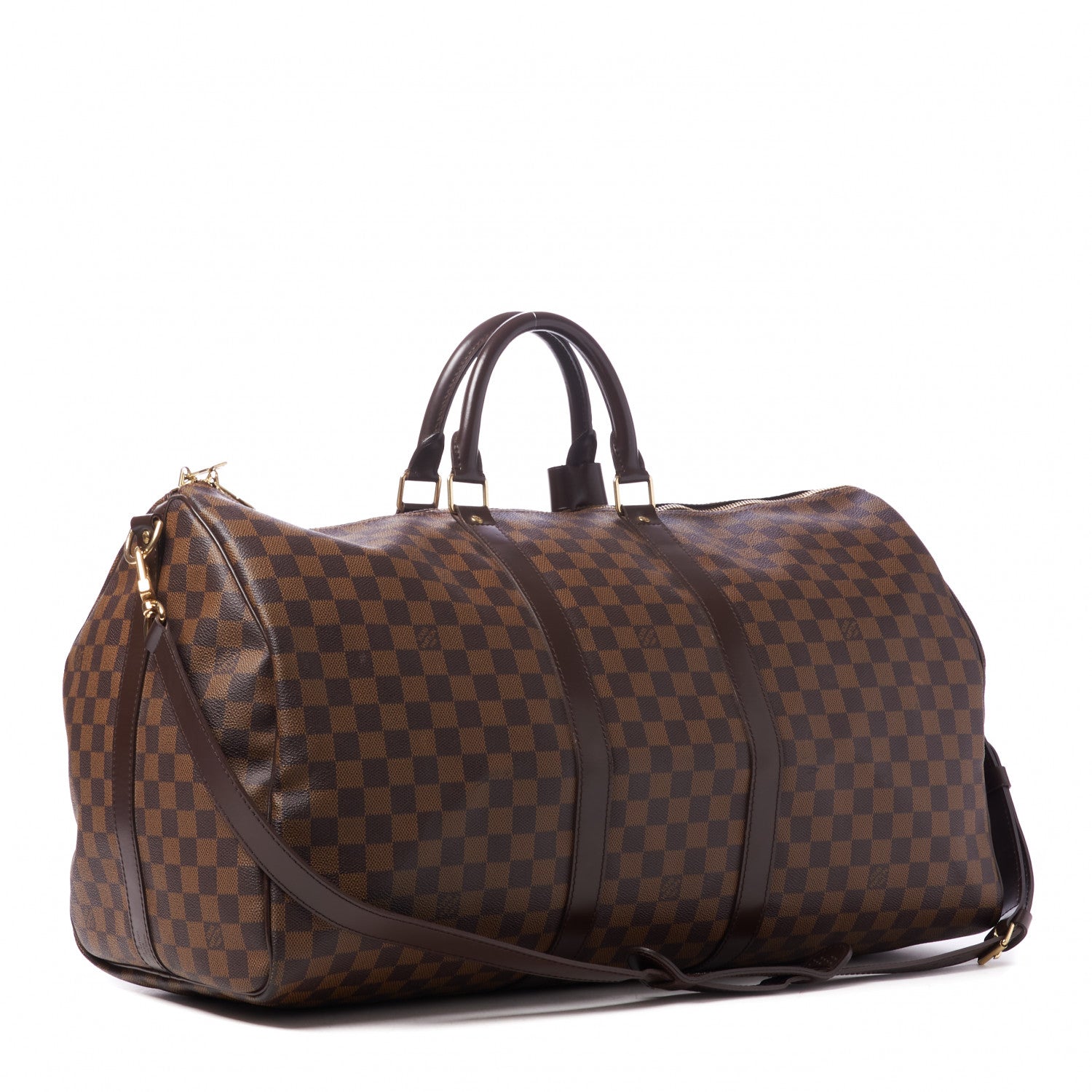 Louis Vuitton Damier Ebene Keepall Bandouliere 55 2 of 9