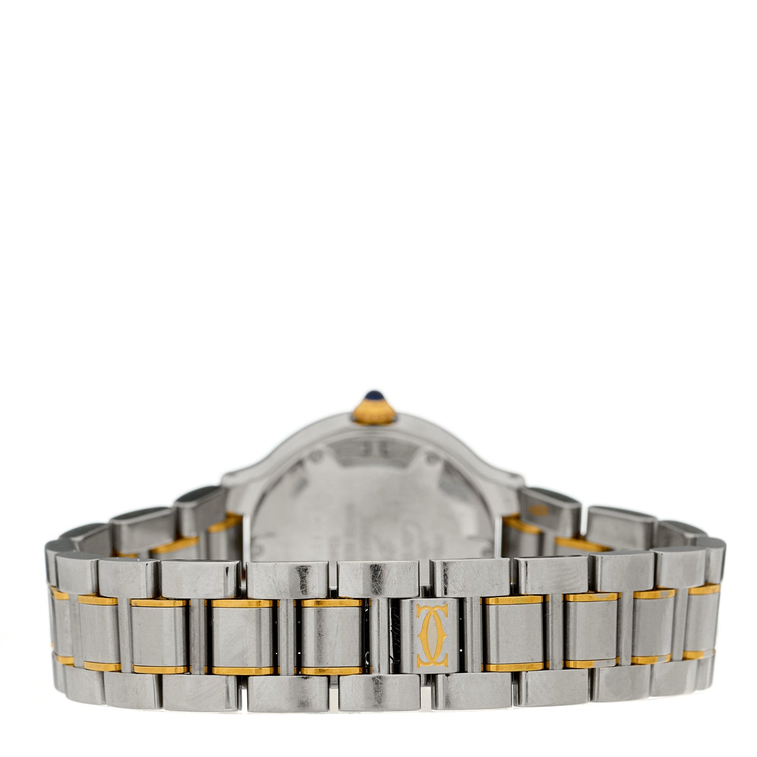 Cartier Stainless Steel 18K Yellow Gold 28mm Must de 21 Quartz Watch 3 of 4