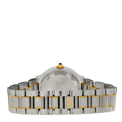 Cartier Stainless Steel 18K Yellow Gold 28mm Must de 21 Quartz Watch 3 of 4