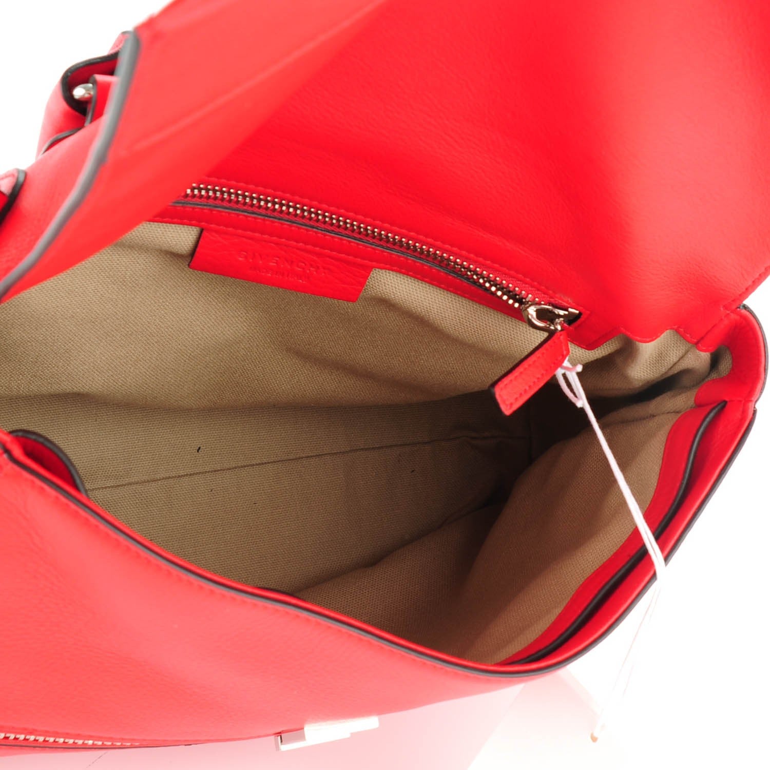 Givenchy Calfskin Small Pandora Pure Flap Bag Red 5 of 7