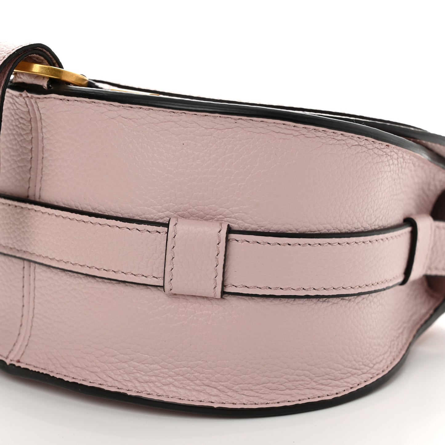 Calfskin Mini Marcie Round Crossbody Bag Misty Lavender
