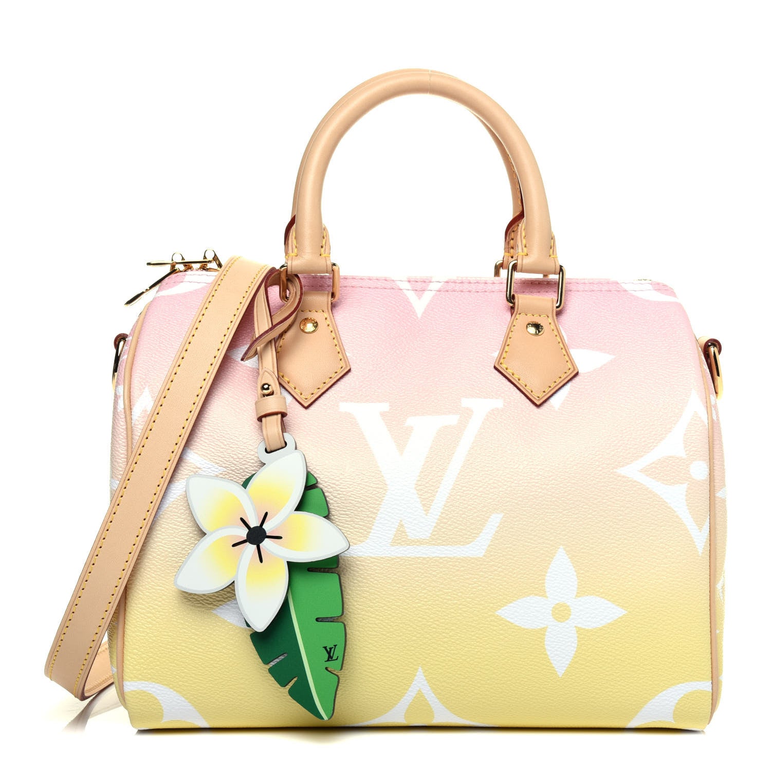 Louis Vuitton Monogram Giant By The Pool Speedy Bandouliere 25 Light Pink 1 of 15