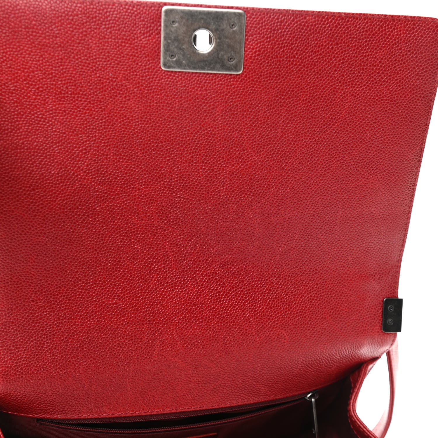 Chanel Caviar Quilted New Medium Boy Flap Dark Red 5 of 11