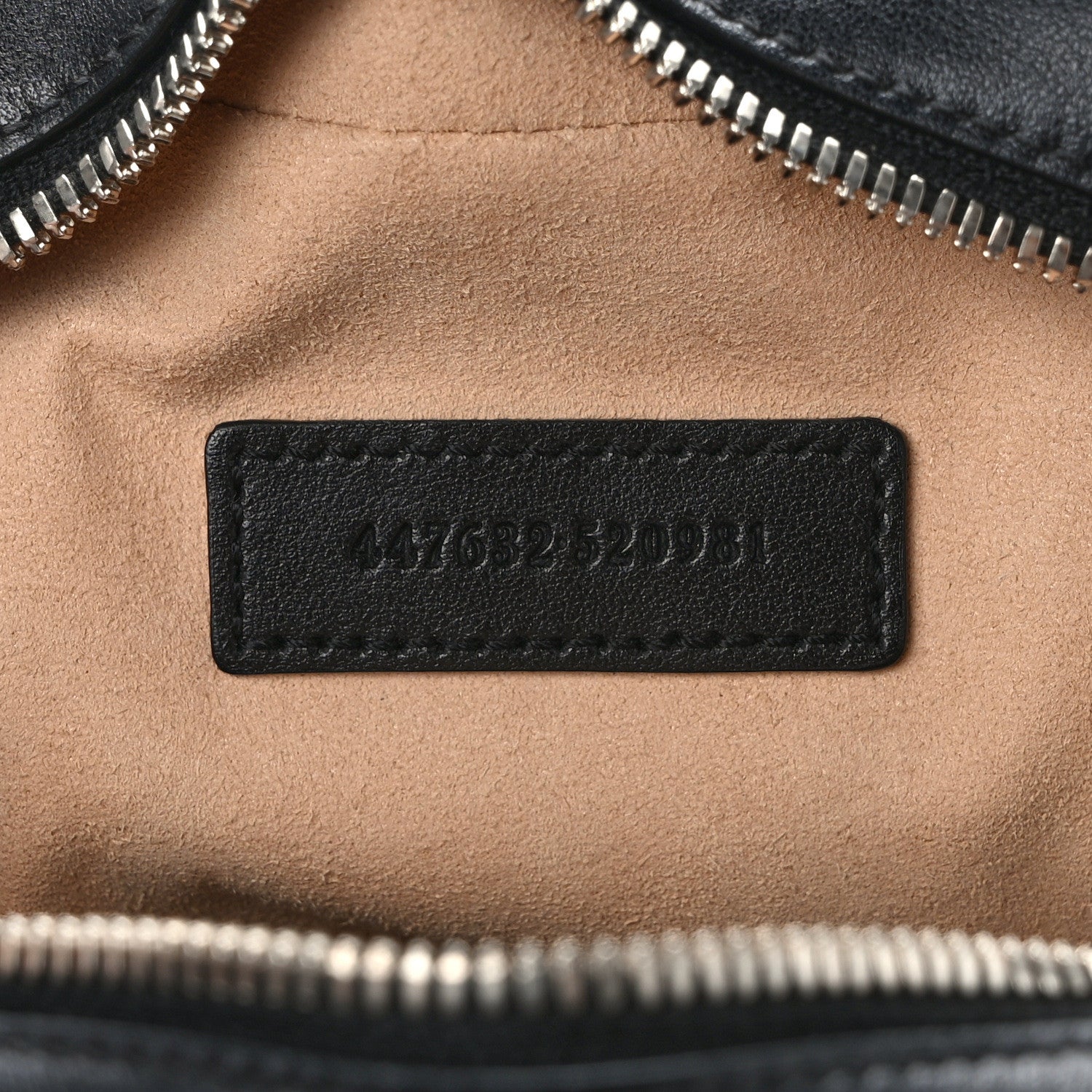 Gucci Calfskin Matelasse Aria Small GG Marmont Chain Shoulder Bag Black 7 of 9