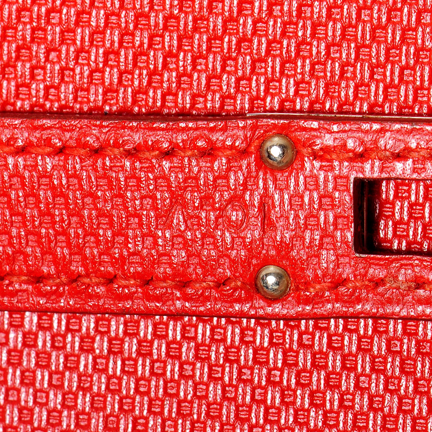 Hermes Grain d'H Kelly Longue Wallet Sanguine 7 of 9