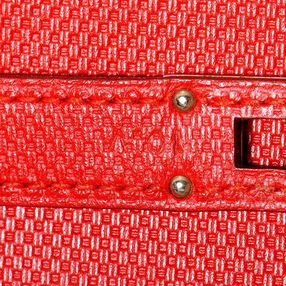 Hermes Grain d'H Kelly Longue Wallet Sanguine 7 of 9